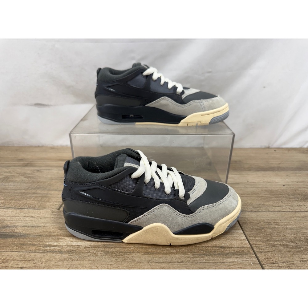 Nike Jordan Stadium 90 GS Black Grey Sail FQ1381-001 Kids Size 5.5Y
